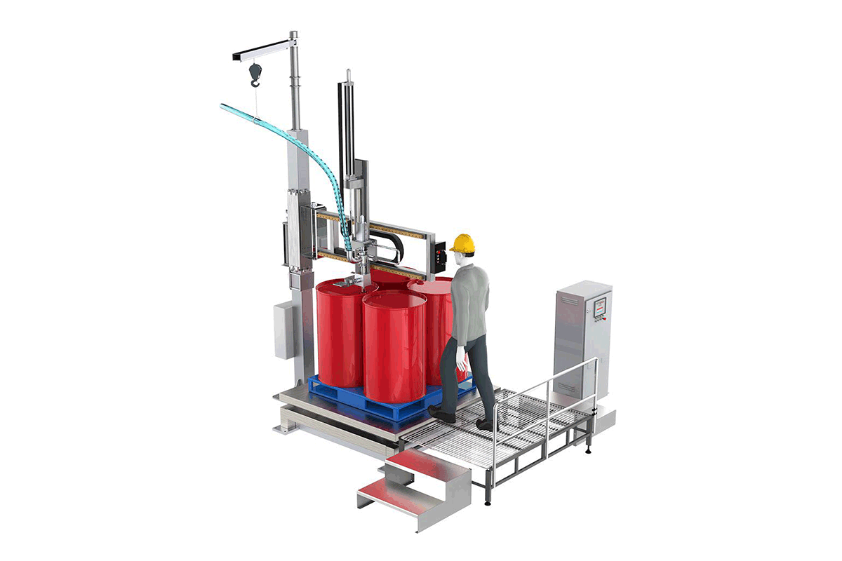 200L/IBC 搖臂式灌裝機